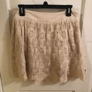 B.P. Collection Crochet Skirt